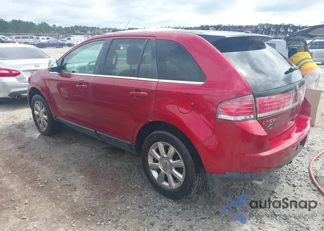 2007 Lincoln Mkx z USA, uszkodzony, nr VIN 2LMDU68C87BJ21620